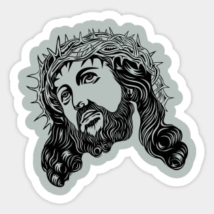 Jesus Christ Face Sticker